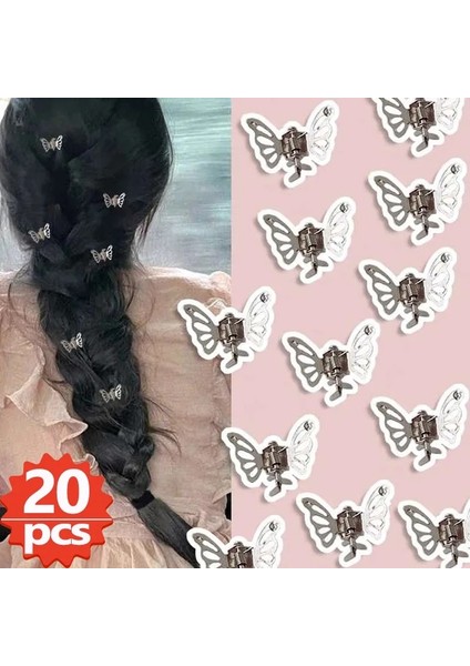 1/20 Adet Metal Delikli Kelebek Firkete Kore Sevimli Mini Saç Pençe Kız Çocuk Moda Öğrenci Çocuk Şapkalar Y2K Aksesuarları (Yurt Dışından) fiyatları
