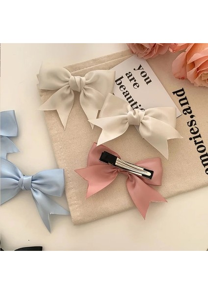 Jk Kızlar Için 2 Adet Saten Yay Saç Klipleri Kawii Tokalarım Sevimli Saç Aksesuarları Çocuklar Siyah Beyaz Kurdele Kadın Tokalar Toka Sıcak (Yurt Dışından) fırsatları