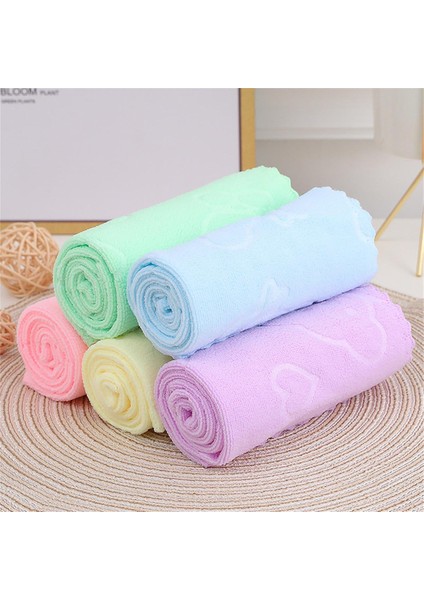 30X60CM Dikdörtgen Yüz Havlusu Mikrofiber Havlu Kabartmalı Kalın Yumuşak Emici Ultra Ince Elyaf Havlu Plaj Banyo Saç Kuru Havlu (Yurt Dışından)