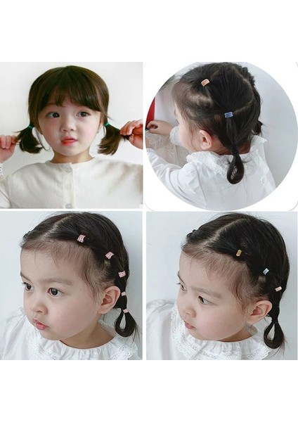 50/100 Adet/kutu Yeni Çocuk Sevimli Renkler Yumuşak Elastik Saç Bantları Bebek Kız Güzel Scrunchies Lastik Bantlar Çocuk Saç Aksesuarları (Yurt Dışından) fiyatları