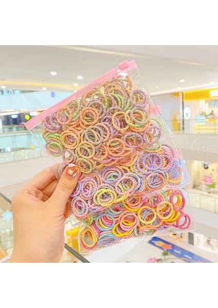 50/100 Adet/kutu Yeni Çocuk Sevimli Renkler Yumuşak Elastik Saç Bantları Bebek Kız Güzel Scrunchies Lastik Bantlar Çocuk Saç Aksesuarları (Yurt Dışından) indirimleri