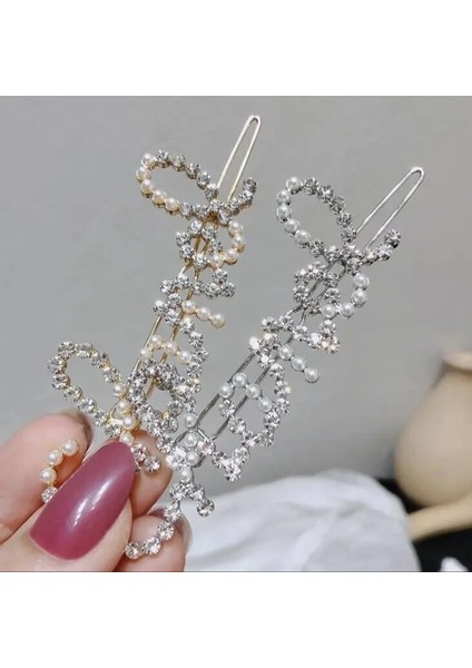 Vahşi Saç Klipleri Harfler Kristal Tokalar Parlak Rhinestones Saç Klipleri Tokalarım Kadın Saç Şekillendirici Aksesuarları (Yurt Dışından)