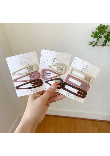 Adet/takım Kadın Yıldız Tokalar Saç Klipleri Kız Moda Kahve Geometrik Yıldız Süs Saç Klipleri Tatlı Kadın Saç Aksesuarları (Yurt Dışından) fırsatları