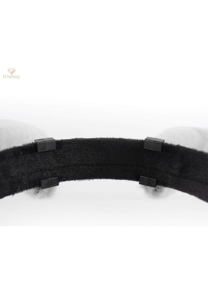 Tavşan Kulak Bandı Hayvan Hairband Cosplay Dekor Güzel Kostüm Aksesuarları Siyah (Yurt Dışından) fiyatları