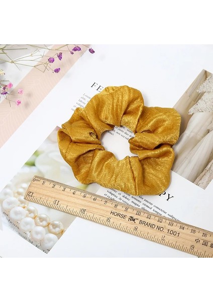 Lovıngsha Saç Aksesuarları Kadın Marka Katı Kız Saç Kravat Bayan Scrunchies Kadın Bayanlar At Kuyruğu Saç Tutucu Halat NFDD039 (Yurt Dışından) modelleri