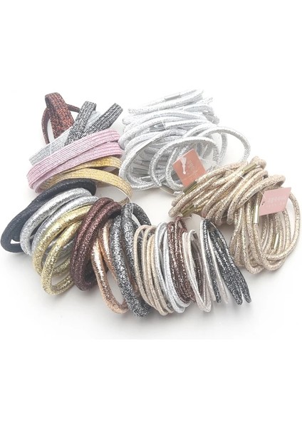 10/12/20 Adet Kadın Moda Elastik Saç Lastik Bantlar Kızlar Saç Scrunchies Güçlü Saç Sakız Kravat At Kuyruğu Saç Tutucular Aksesuarları (Yurt Dışından)