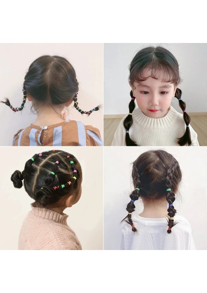 1000 Adet/paket Renkli Tek Kullanımlık Elastik Saç Bantları Scrunchie Kızlar Lastik Bant At Kuyruğu Tutucu Çocuk Saç Aksesuarları Saç Bağları (Yurt Dışından) fırsatları
