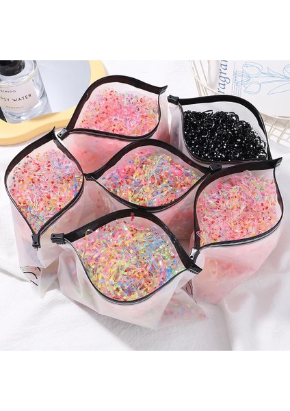 1000 Adet/paket Renkli Tek Kullanımlık Elastik Saç Bantları Scrunchie Kızlar Lastik Bant At Kuyruğu Tutucu Çocuk Saç Aksesuarları Saç Bağları (Yurt Dışından) indirimleri