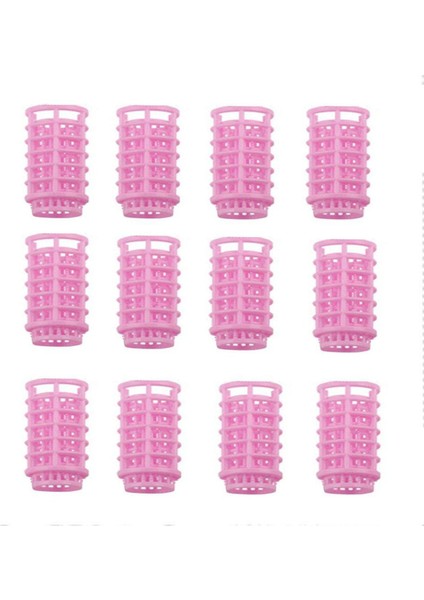 12 Adet/takım Plastik Saç Bigudi Rulo Kıvırmak Saç Bendy Silindirler Dıy Saç Maşaları (Yurt Dışından)