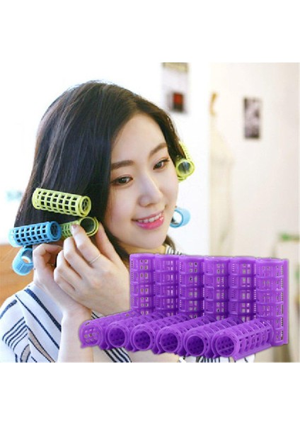 12 Adet/takım Plastik Saç Bigudi Rulo Kıvırmak Saç Bendy Silindirler Dıy Saç Maşaları (Yurt Dışından) modelleri