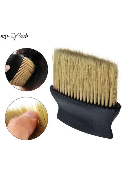 Monja Yumuşak Saç Temizleme Fırçası Boyun Yüz Toz Kırık Tarak Kaldırmak Berber Saç Kesimi Tıraş Fırçası Saç Stili Aksesuarları (Yurt Dışından) modelleri