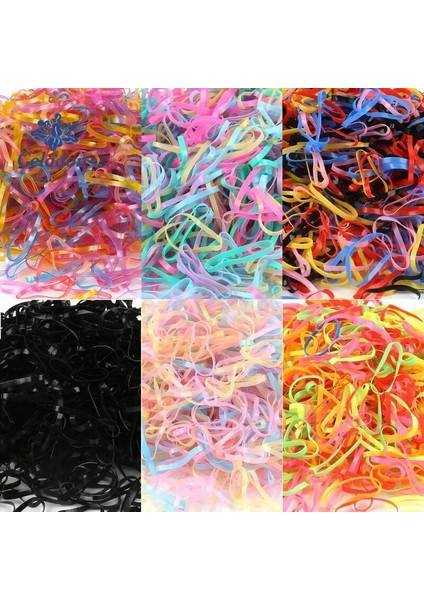 2018 Yeni Rastgele Karışık Çocuk Bebek Saç Tutucular Lastik Bantlar Elastik Kızın Kravat Sakız Saç Aksesuarları Yaklaşık 500 Adet (Yurt Dışından)