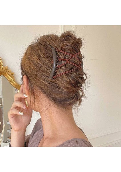 Vintage Yaratıcı Sihirli Saç Tarak Elastik Halat Disk Saç Tokası Kadın Şapkalar Saç Tarak Saç Tokası Moda Saç Aksesuarları (Yurt Dışından) fiyatları