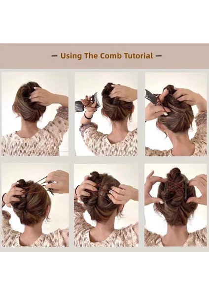 Vintage Yaratıcı Sihirli Saç Tarak Elastik Halat Disk Saç Tokası Kadın Şapkalar Saç Tarak Saç Tokası Moda Saç Aksesuarları (Yurt Dışından) modelleri