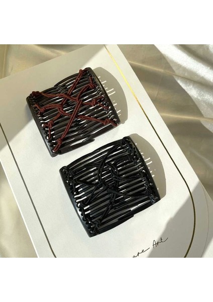 Vintage Yaratıcı Sihirli Saç Tarak Elastik Halat Disk Saç Tokası Kadın Şapkalar Saç Tarak Saç Tokası Moda Saç Aksesuarları (Yurt Dışından) fırsatları