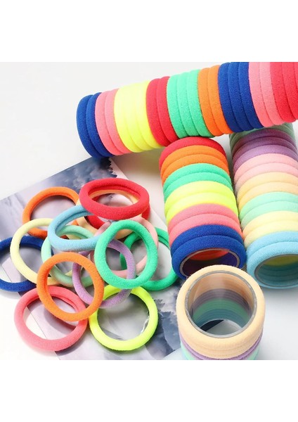 50/200 Adet Kadın Kız Karışık Renkler Saç Bantları Temel Saç Bağları Elastik Kafa Bandı Basit Saç Scrunchies Aksesuarları At Kuyruğu Tutucu (Yurt Dışından) fiyatları