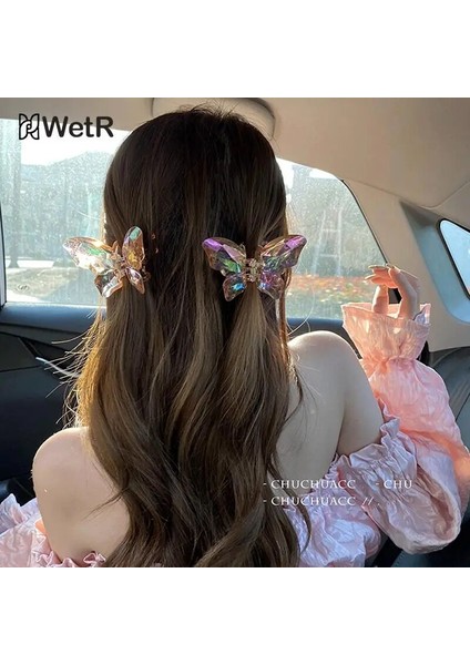 Akrilik Kelebek Saç Pençe Klip Büyük Renkli Kelebek Çene Klip Dekoratif Saç Çene Tokası Kadın Aksesuarları Için (Yurt Dışından) indirimleri