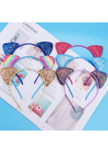 Kızlar ve Kadınlar Için Glitter Kedi Kulaklar Kafa Bandı Kitty Kafa Bandı Sparkly Saç Metal Çember Parlak Hairbands Saç Aksesuarları Günlük Için (Yurt Dışından) indirimleri