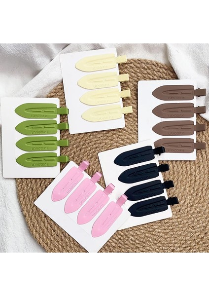 Adet/grup Düz Renk Mat Saç Tokası Kadın Kızlar Tokalar Ins Moda Traceless Yıkama Yüz Klip Şapkalar Kore Saç Aksesuarları (Yurt Dışından)