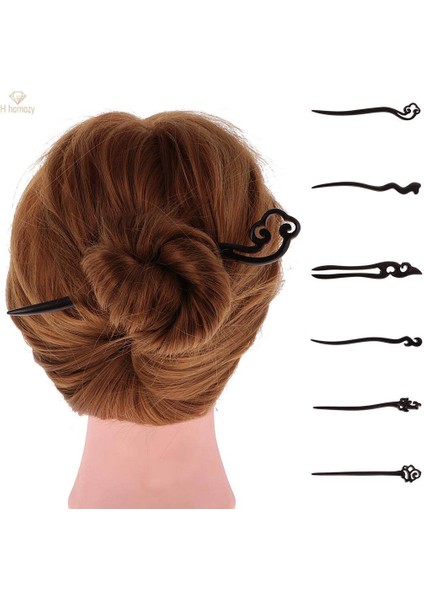 2x Vintage Sandal Ağacı Çubuk Saç Tokası Pin Saç Aksesuarları #1 (Yurt Dışından) modelleri