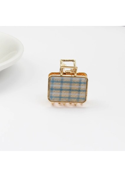 2022 Kore ve Japonya Yeni 3.5cm Dama Tahtası Hassas Kırık Saç Küçük Saç Kaşıma Geri Saç Aksesuarları Saç Tokası Kadınlar Için (Yurt Dışından) fırsatları