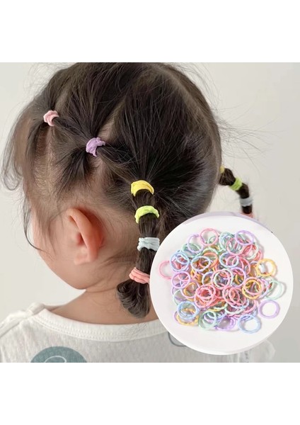 100 Adet Çocuk Sevimli Saç Bantları Güzel Renkli Saç Halat Bebek Kızlar Için Elastik Saç Bantları Kadın Lastik Bantlar Saç Aksesuarları (Yurt Dışından) indirimleri