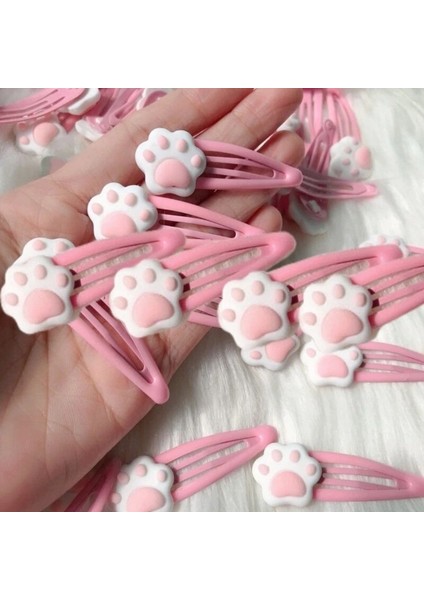 Adet Karikatür Kedi Pençe Şekli Tokalar Sıcak Kızlar Karikatür Kedi Saç Tokası Headdress Y2K Tarzı Karikatür Kedi Pençe Saç Tokası Gençler Için Kız (Yurt Dışından) fırsatları