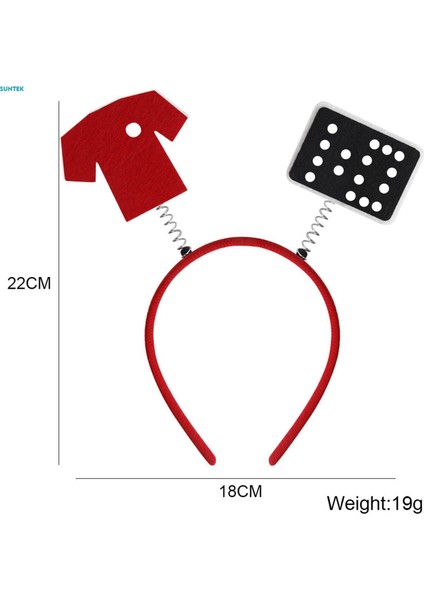 Futbol Bandı Hairband Spor Yarışması Headdress Dekorasyon Futbol Partisi Saç Çember Festival Saç Aksesuarı Fotoğraf Prop, Üniformalar (Yurt Dışından) fırsatları