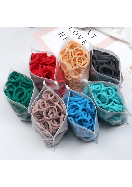 20-200 Adet/takım Kauçuk Saç Bandı Hairbands Saç Aksesuarları Elastik Gerilebilir Scrunchies Kadın Kız Için At Kuyruğu Tutucu Şapkalar (Yurt Dışından) modelleri