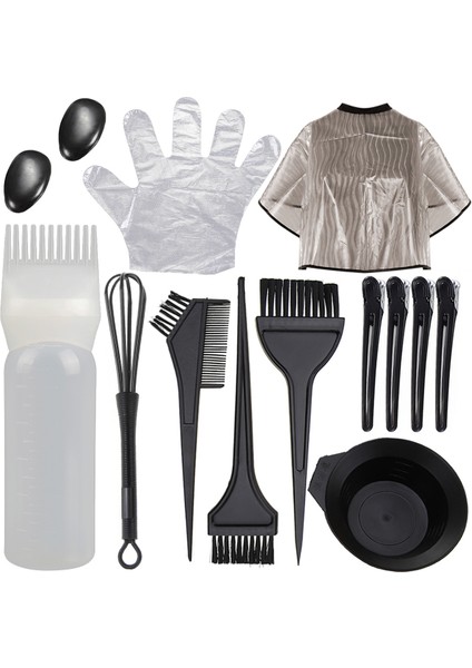 Myyeah 14 Adet/takım Profesyonel Salon Saç Boyası Fırçası Şişe Şal Şekillendirici Aracı Kişisel Aile Için Uygun (Yurt Dışından)