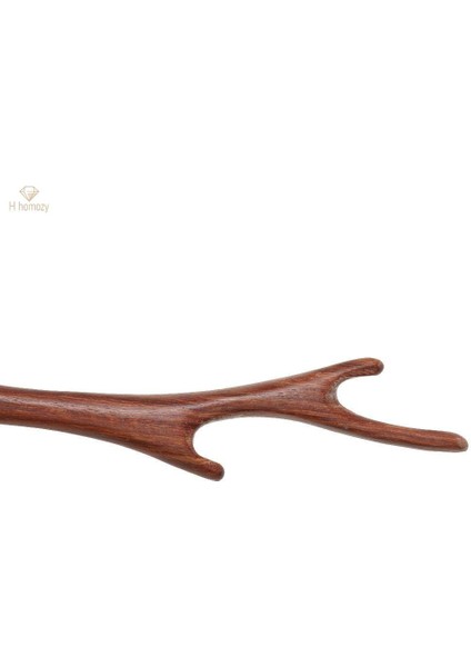 2x Boynuz Saç Çubukları El Yapımı Firkete Pin Aksesuarı-Kırmızı (Yurt Dışından) fırsatları