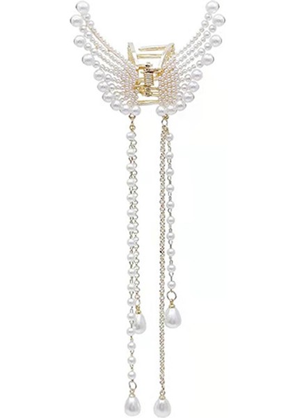 Kelebek Inci Püskül Firkete Kore Basit Yan Klip Liu Haibian Klip (Yurt Dışından)