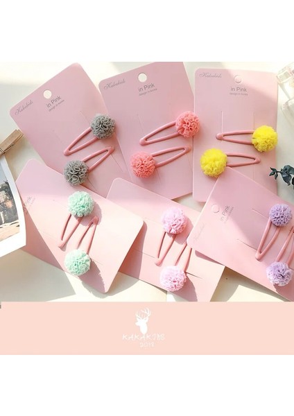 Kızlar Tokalar Renkli Iplik Topu Yapış Saç Klipleri Çocuklar Için Moda Kız Saç Aksesuarları (Yurt Dışından) fiyatları