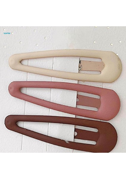 Parça Metal Saç Tokalarım Renkli Saç Aksesuarları Tokalar Hediye Mat Zarif Çıtçıtlı Saç Klipleri Parti Yıldönümü Günlük, Yıldız Su Damlası (Yurt Dışından) fırsatları