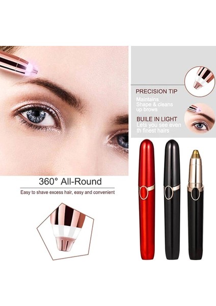 Elektrikli Kaş Düzeltici USB Şarj Edilebilir Göz Kaş Epilatör Kadın Mini Yumuşak Şekillendirici Tıraş Makinesi Ağrısız Jilet Yüz Saç Çıkarıcı (Yurt Dışından) modelleri