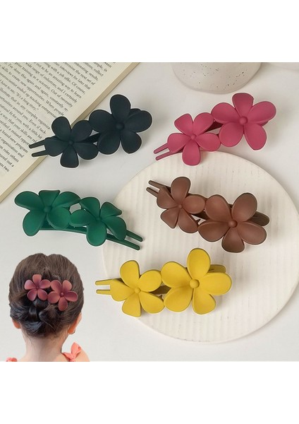 Buzlu Çiçek Büyük Saç Tokası Kız Tokalar Kadın Şapkalar At Kuyruğu Akrilik Ördek Gagası Klipler Büyük Boy Saç Pençeleri Tokalarım (Yurt Dışından) fiyatları