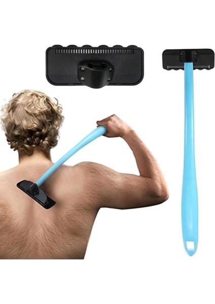 Erkekler Manuel Arka Saç Tıraş Makinesi Kafa Bıçak Giyotin Vücut Bacak Kaldırma Jilet (Yurt Dışından)