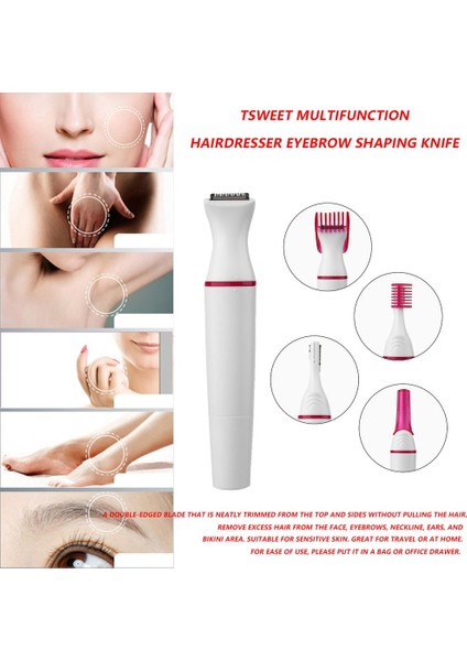 In 1 Kadın Epilatör Kadın Kaş Düzeltici Bayan Tıraş Makinesi Epilasyon Tıraş Makinesi Yüz Epilatör Bikini Tüy Dökücü P40 (Yurt Dışından) fırsatları
