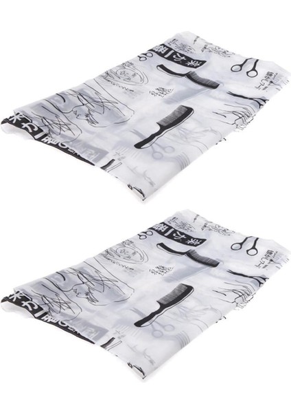 5x Yetişkin Salon Baer Elbisesi Pelerin Kuaförlük Kuaför Saç Kesme Bezi Siyah (Yurt Dışından)