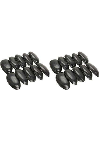 20 Pairs Siyah Plastik Kuaförlük Boya Boyama Kulak Koruyucu Kalkan Koruyucu (Yurt Dışından)