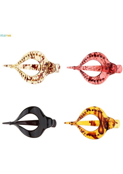 2x Büyük Kalp Şekilli Akrilik Kelepçe Aksesuarları Kadın (Yurt Dışından) fırsatları