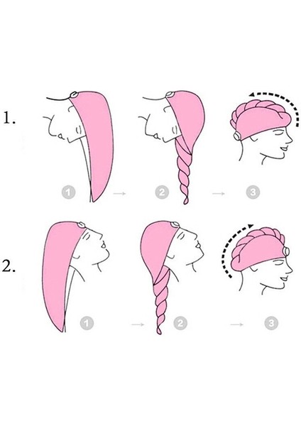 Türban Hızlı Kuru Mikrofiber Saç Havlusu Büyük Sihirli Çift Taraflı Kuru Saç Şapka Bayanlar Banyo Spa Şapka Saç Sarma Banyo Havlusu (Yurt Dışından) indirimleri