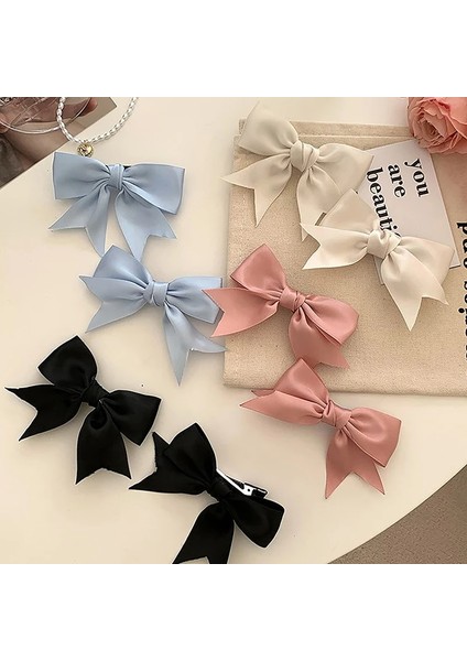 Kızlar Için Zarif Saten Fiyonk Saç Tokaları Kawii Tokalarım Sevimli Saç Aksesuarları Şerit Kadın Tokalar Toka (Yurt Dışından) fiyatları