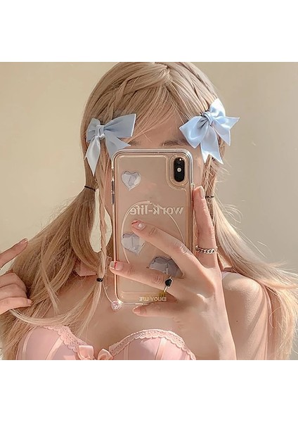 Kızlar Için Zarif Saten Fiyonk Saç Tokaları Kawii Tokalarım Sevimli Saç Aksesuarları Şerit Kadın Tokalar Toka (Yurt Dışından) indirimleri