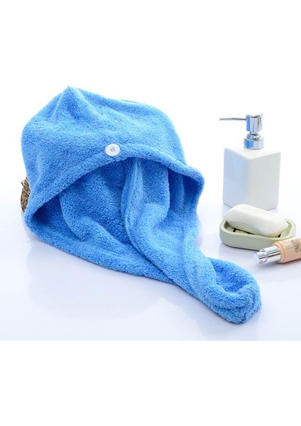 Kadın Hızlı Kuruyan Saç Havlu Kapakları Peluş Saç Çabuk Kuruyan Havlu Şapka Çok Kalın Saç Wrap 3 Dakikada Kurur (Yurt Dışından) indirimleri