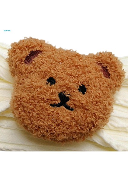 Bebek Kafa Bandı Geniş Bantlar Headwrap Çocuk Fotoğraf Sahne Hairband Bej (Yurt Dışından) modelleri