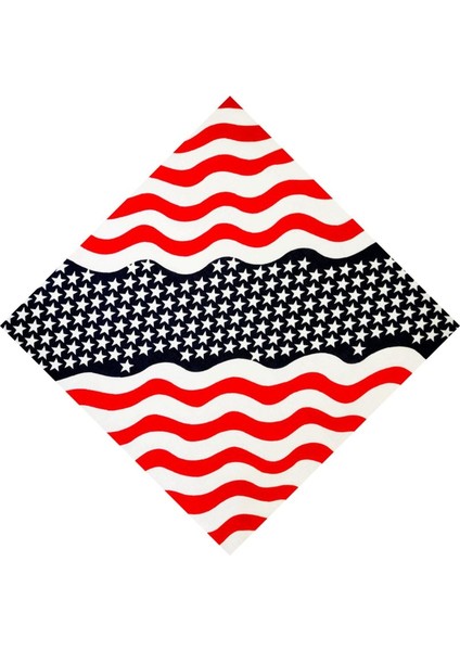 50X50 cm Unisex Pamuk Spor Cep Kare Eşarp Amerikan Bayrağı Çizgili Yıldız Baskı Kafa Bandı Bandana Hip-Hop Bileklik Saç Wrap (Yurt Dışından) fırsatları