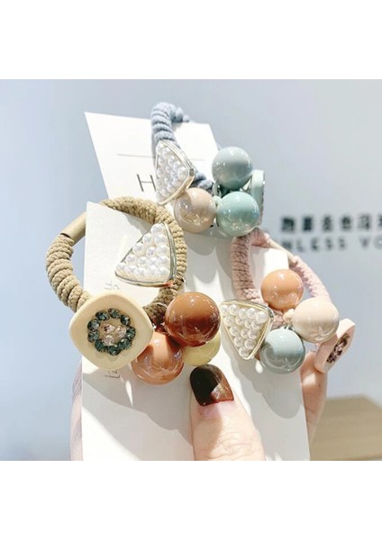 Kadın Scrunchie Saç Bağları At Kuyruğu Tutucu Kafa Bandı Lastik Bantlar Moda Elastik Saç Bantları Saç Halat Saç Aksesuarları (Yurt Dışından) fiyatları