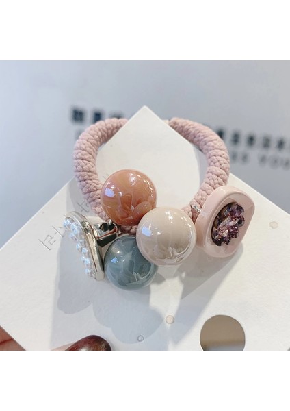 Kadın Scrunchie Saç Bağları At Kuyruğu Tutucu Kafa Bandı Lastik Bantlar Moda Elastik Saç Bantları Saç Halat Saç Aksesuarları (Yurt Dışından) fırsatları