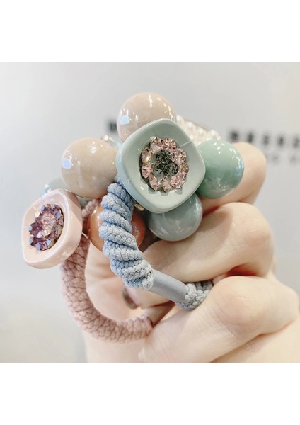 Kadın Scrunchie Saç Bağları At Kuyruğu Tutucu Kafa Bandı Lastik Bantlar Moda Elastik Saç Bantları Saç Halat Saç Aksesuarları (Yurt Dışından) indirimleri